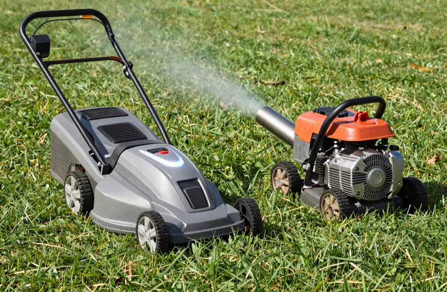 5 Key Differences Between Electric and Gasoline Lawn Mowers 1 gas mowers power duration noise