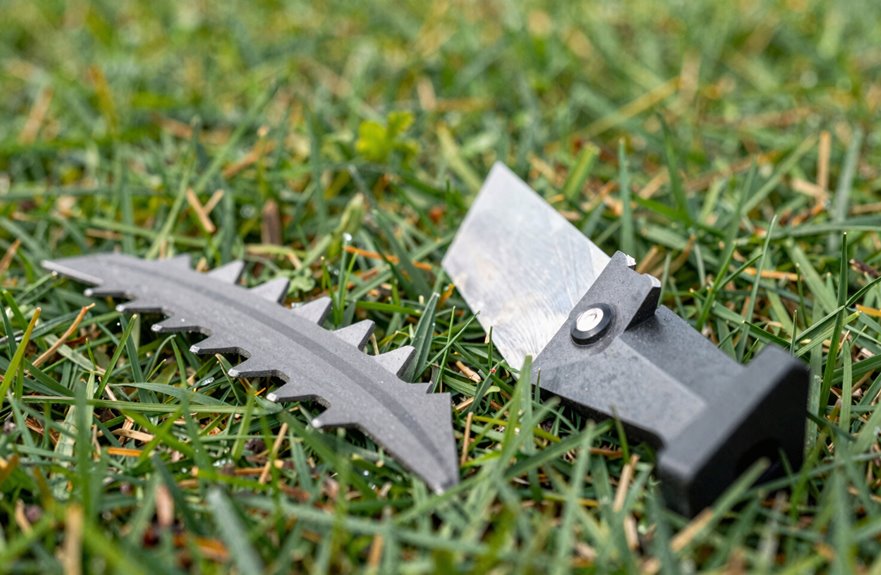 high lift vs mulching blade differences