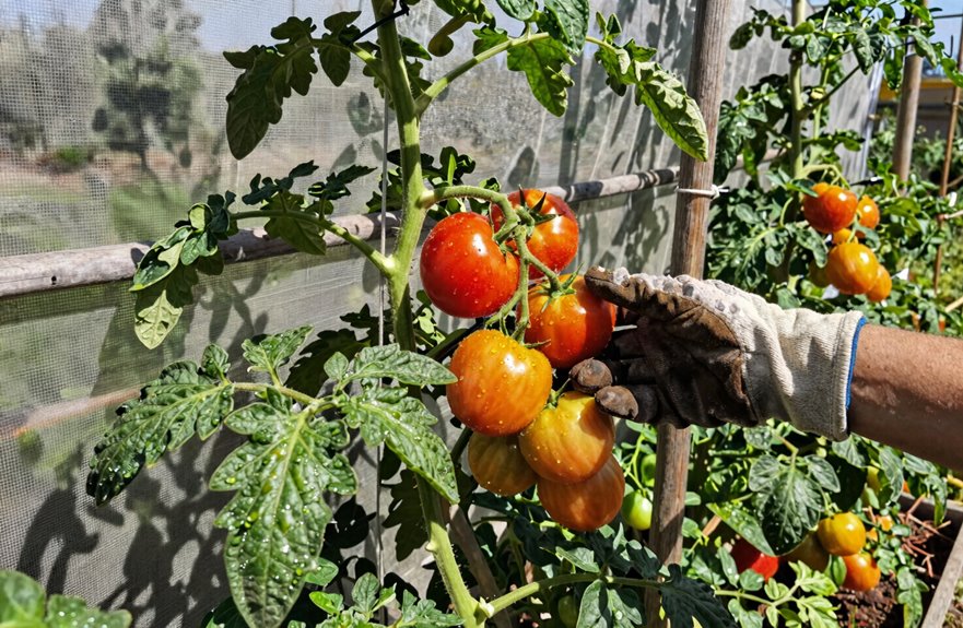 indeterminate tomatoes need sturdy trellis