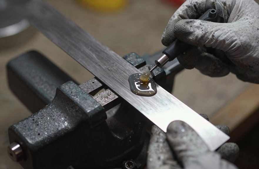 lapping starts blades alignways