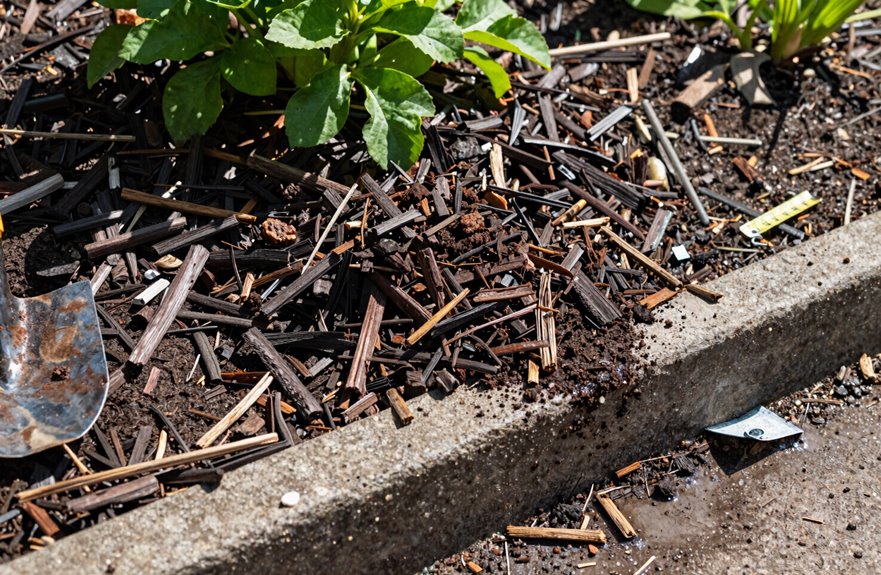 mulch depth 2 4 inches