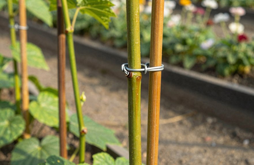 10 Best Materials to Tie Plants to Stakes 5 reusable rubber coated wire ties for climbing plants