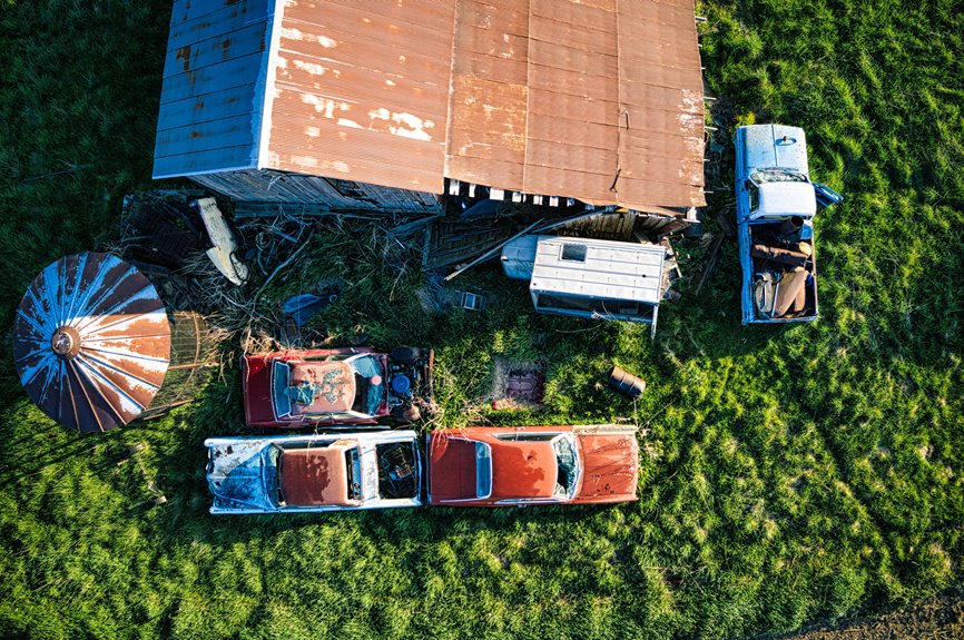 ten items never stored in shed