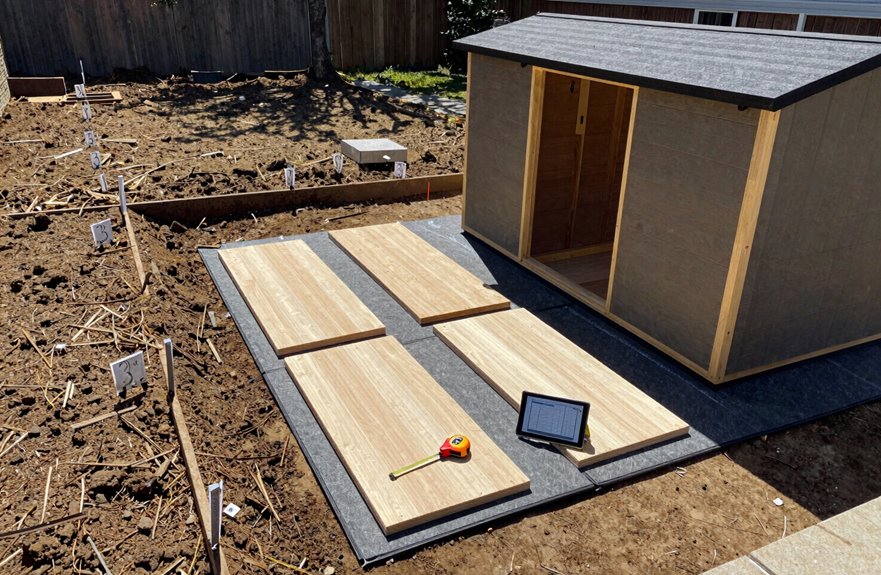 5 Steps to Install Your Storage Shed Like a Pro 1 three foot clearance for shed placement