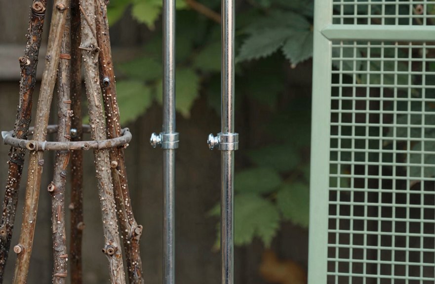 twig steel rod or ready made frame