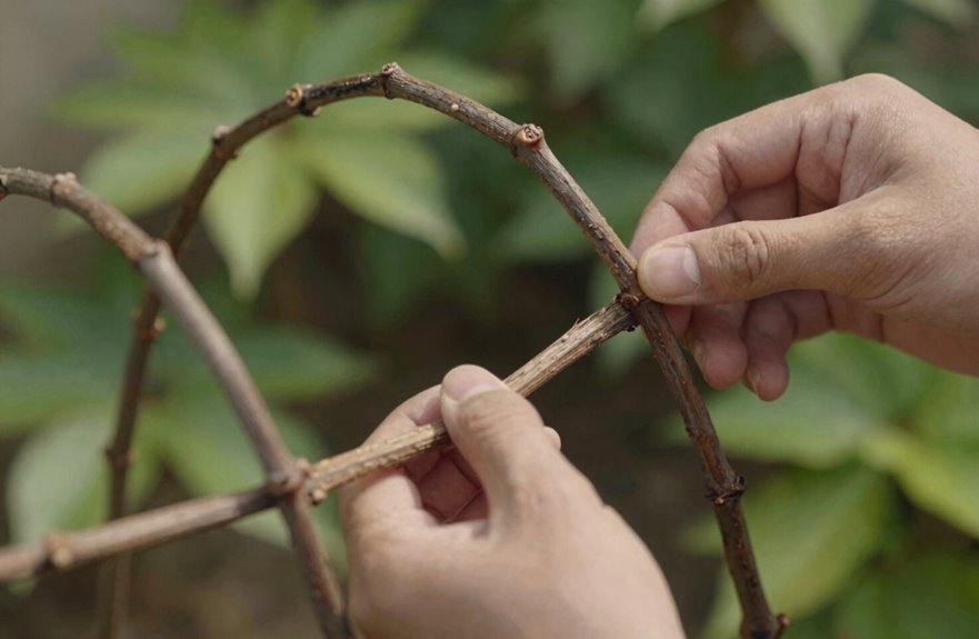 twiggy flexible staking branches