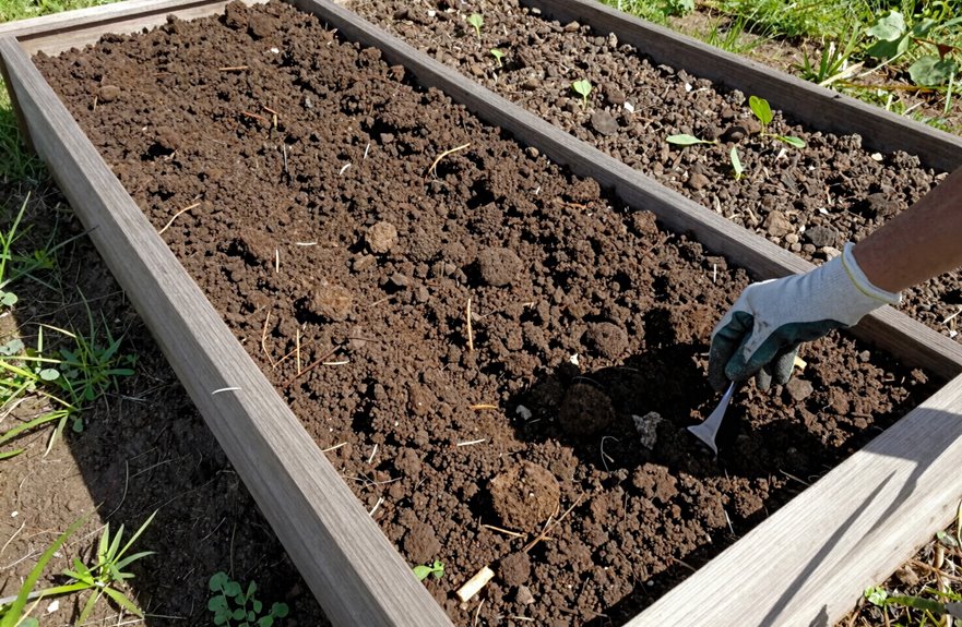 clear debris avoid soil compaction