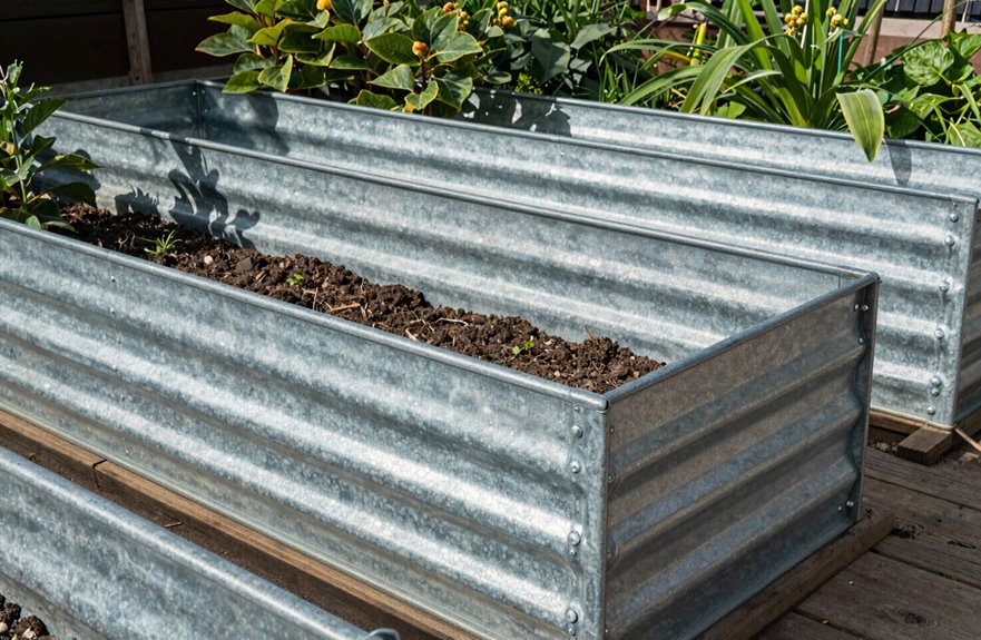 galvanized beds outlast wooden ones
