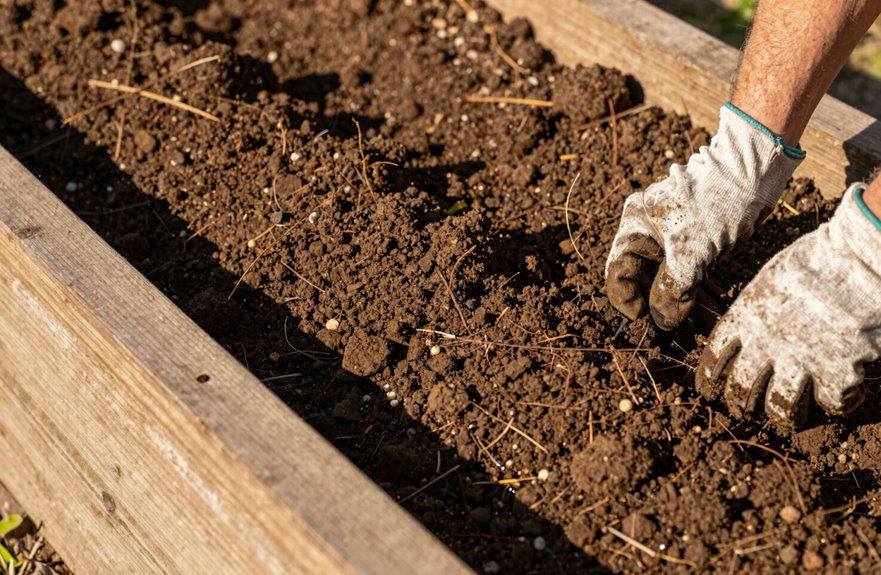 loosen soil never step inside
